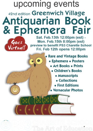 Greenwich Village Antiquarian Book & Ephemera Sale